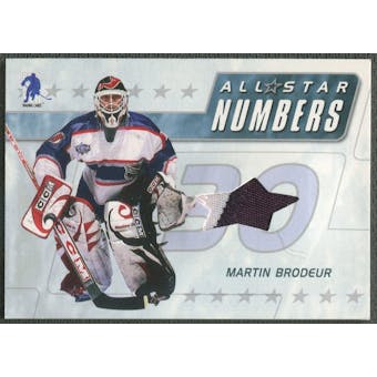 2003/04 BAP Memorabilia #ASN14 Martin Brodeur All-Star Numbers Jersey /20