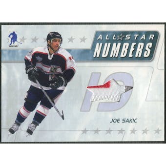 2003/04 BAP Memorabilia #ASN16 Joe Sakic All-Star Numbers Jersey /20