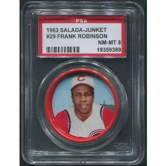 1963 Salada Junket Coins Baseball #29 Frank Robinson PSA 8 (NM-MT)