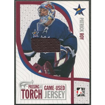 2005 ITG #PTT11 Patrick Roy Passing the Torch Memorabilia Jersey /100