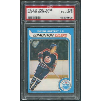 1979/80 O-Pee-Chee Hockey #18 Wayne Gretzky Rookie PSA 6 (EX-MT)