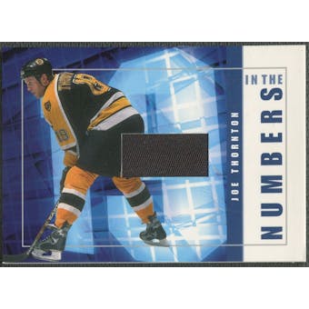 2001/02 BAP Signature Series #ITN3 Joe Thornton In The Numbers Patch /10