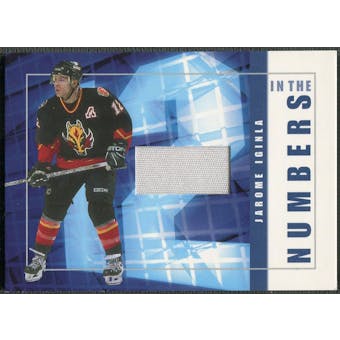 2001/02 BAP Signature Series #ITN11 Jarome Iginla In The Numbers Patch /10
