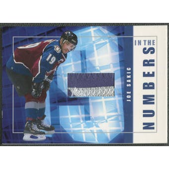 2001/02 BAP Signature Series #ITN15 Joe Sakic In The Numbers Patch /10