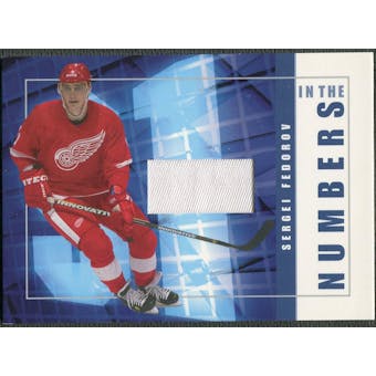 2001/02 BAP Signature Series #ITN20 Sergei Fedorov In The Numbers Patch /10