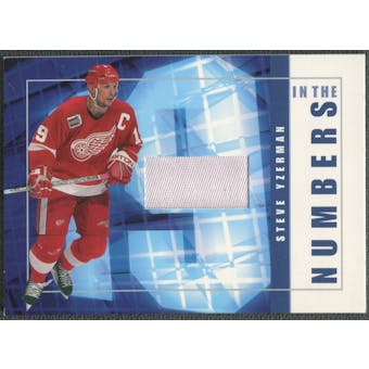 2001/02 BAP Signature Series #ITN22 Steve Yzerman In The Numbers Patch /10