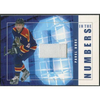 2001/02 BAP Signature Series #ITN26 Pavel Bure In The Numbers Patch /10