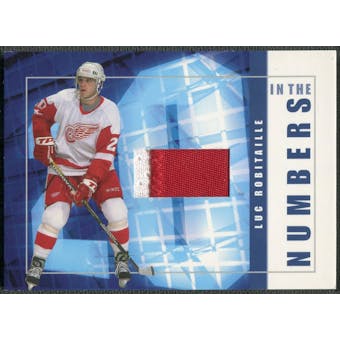 2001/02 BAP Signature Series #ITN30 Luc Robitaille In The Numbers Patch /10