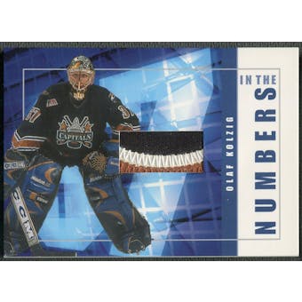2001/02 BAP Signature Series #ITN31 Olaf Kolzig In The Numbers Patch /10