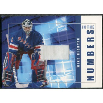 2001/02 BAP Signature Series #ITN39 Mike Richter In The Numbers Patch /10