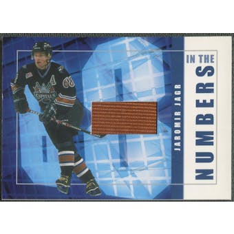 2001/02 BAP Signature Series #ITN43 Jaromir Jagr In The Numbers Patch /10