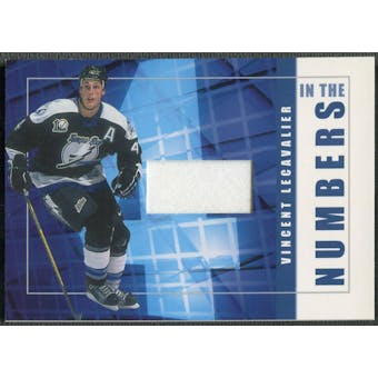 2001/02 BAP Signature Series #ITN50 Vincent Lecavalier In The Numbers Patch /10