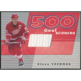 2001/02 BAP Signature Series #2 Steve Yzerman 500 Goal Scorers Jersey /30