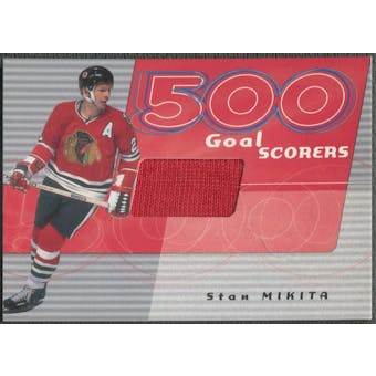 2001/02 BAP Signature Series #5 Stan Mikita 500 Goal Scorers Jersey /30