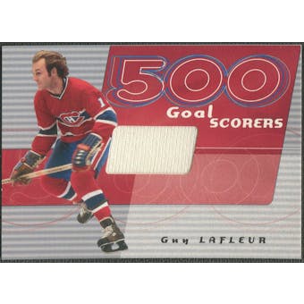 2001/02 BAP Signature Series #6 Guy Lafleur 500 Goal Scorers Jersey /30