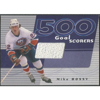 2001/02 BAP Signature Series #10 Mike Bossy 500 Goal Scorers Jersey /50