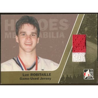 2006/07 ITG Heroes and Prospects #HM01 Luc Robitaille Heroes Memorabilia Gold Jersey /10