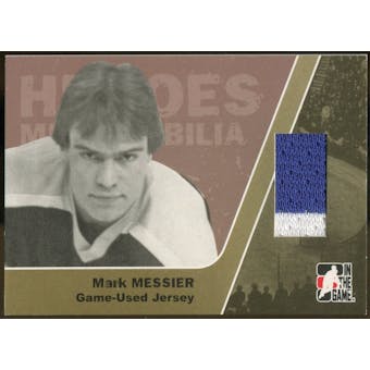 2006/07 ITG Heroes and Prospects #HM08 Mark Messier Heroes Memorabilia Gold Jersey /10
