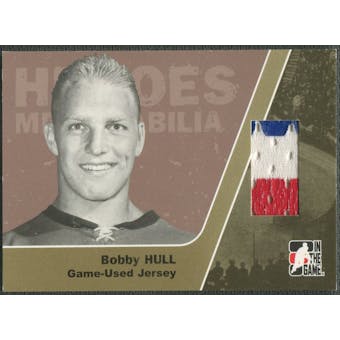 2006/07 ITG Heroes and Prospects #HM13 Bobby Hull Heroes Memorabilia Gold Jersey /10