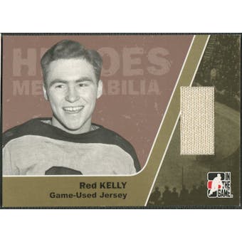 2006/07 ITG Heroes and Prospects #HM16 Red Kelly Heroes Memorabilia Gold Jersey /10
