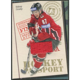 2006/07 ITG International Ice #HP12 Sidney Crosby Passport Gold Jersey /10
