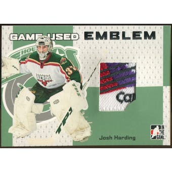 2006/07 ITG Heroes and Prospects #GUE15 Josh Harding Game-Used Emblem /30