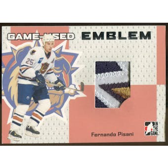 2006/07 ITG Heroes and Prospects #GUE20 Fernando Pisani Game-Used Emblem /30