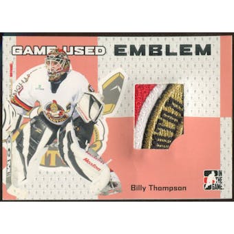 2006/07 ITG Heroes and Prospects #GUE22 Billy Thompson Game-Used Emblem /30