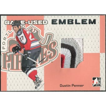 2006/07 ITG Heroes and Prospects #GUE25 Dustin Penner Game-Used Emblem /30