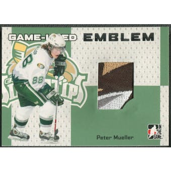 2006/07 ITG Heroes and Prospects #GUE39 Peter Mueller Game-Used Emblem /30