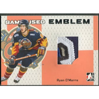 2006/07 ITG Heroes and Prospects #GUE45 Ryan O'Marra Game-Used Emblem /30