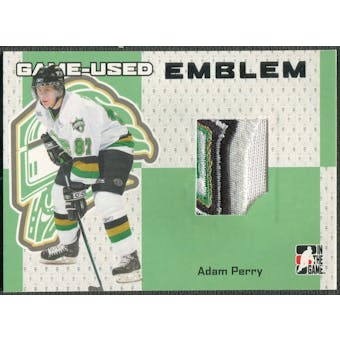 2006/07 ITG Heroes and Prospects #GUE46 Adam Perry Game-Used Emblem /30