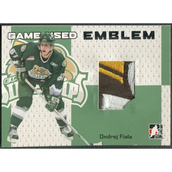 2006/07 ITG Heroes and Prospects #GUE52 Ondrej Fiala Game-Used Emblem /30