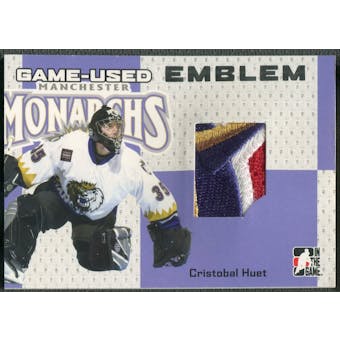 2006/07 ITG Heroes and Prospects #GUE59 Cristobal Huet Game-Used Emblem /30