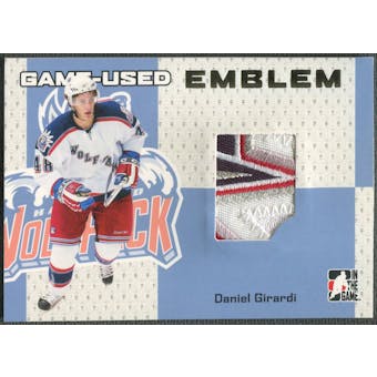 2006/07 ITG Heroes and Prospects #GUE04 Daniel Girardi Gold Game-Used Emblem /10