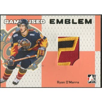 2006/07 ITG Heroes and Prospects #GUE45 Ryan O'Marra Gold Game-Used Emblem /10
