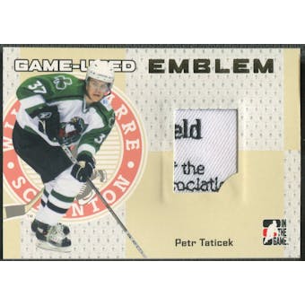 2006/07 ITG Heroes and Prospects #GUE55 Petr Taticek Gold Game-Used Emblem /10