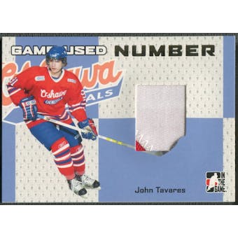 2006/07 ITG Heroes and Prospects #GUN34 John Tavares Gold Game-Used Number /10