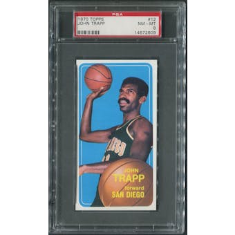 1970/71 Topps Basketball #12 John Trapp PSA 8 (NM-MT)