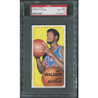 1970/71 Topps Basketball #25 Jimmy Walker PSA 8 (NM-MT)