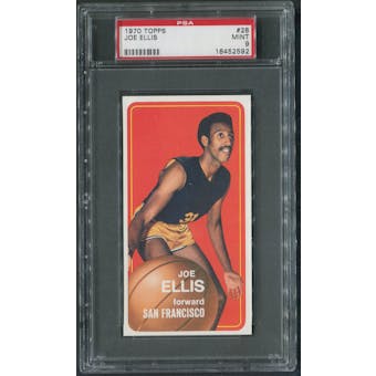 1970/71 Topps Basketball #28 Joe Ellis PSA 9 (MINT)