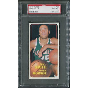 1970/71 Topps Basketball #39 Don Smith PSA 8 (NM-MT)