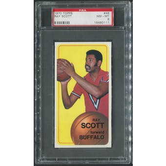 1970/71 Topps Basketball #48 Ray Scott PSA 8 (NM-MT)