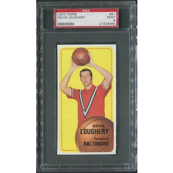 1970/71 Topps Basketball #51 Kevin Loughery PSA 9 (MINT)