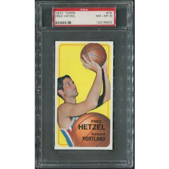 1970/71 Topps Basketball #79 Fred Hetzel PSA 8 (NM-MT)
