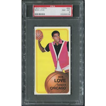 1970/71 Topps Basketball #84 Bob Love PSA 8 (NM-MT)
