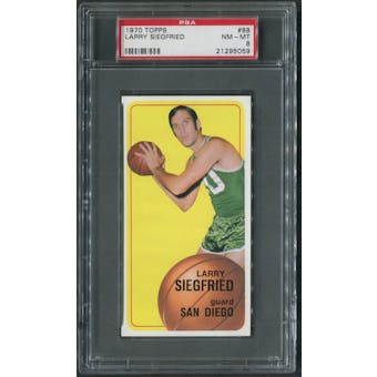 1970/71 Topps Basketball #88 Larry Siegfried PSA 8 (NM-MT)