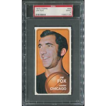1970/71 Topps Basketball #98 Jim Fox PSA 9 (MINT)