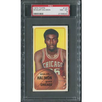 1970/71 Topps Basketball #127 Shaler Halimon PSA 8 (NM-MT)