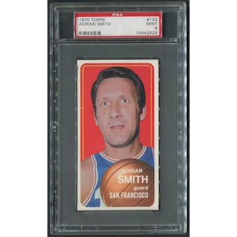 1970/71 Topps Basketball #133 Adrian Smith PSA 9 (MINT)
